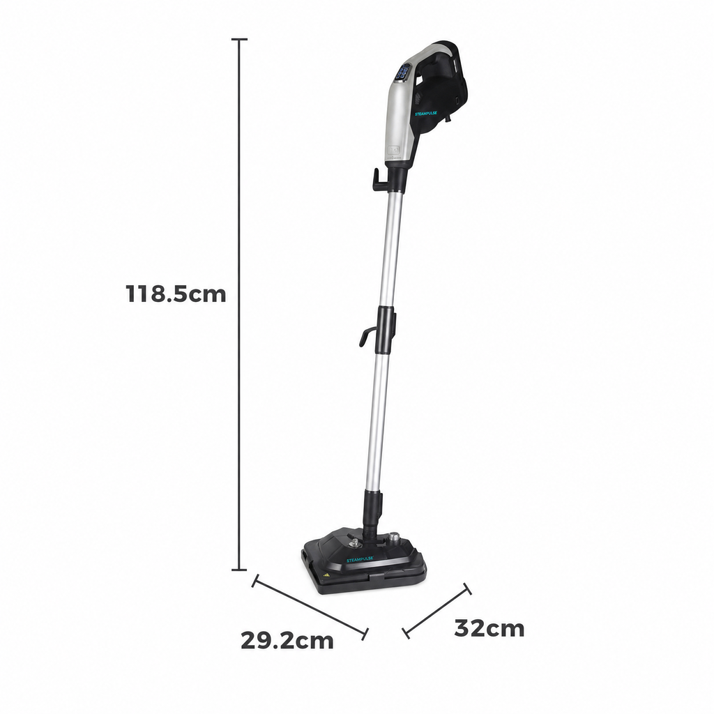 SteamPulse dimensions, 118.5cm height