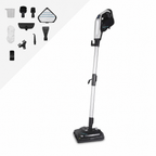 SteamPulse steam mop with all 12 included accessories